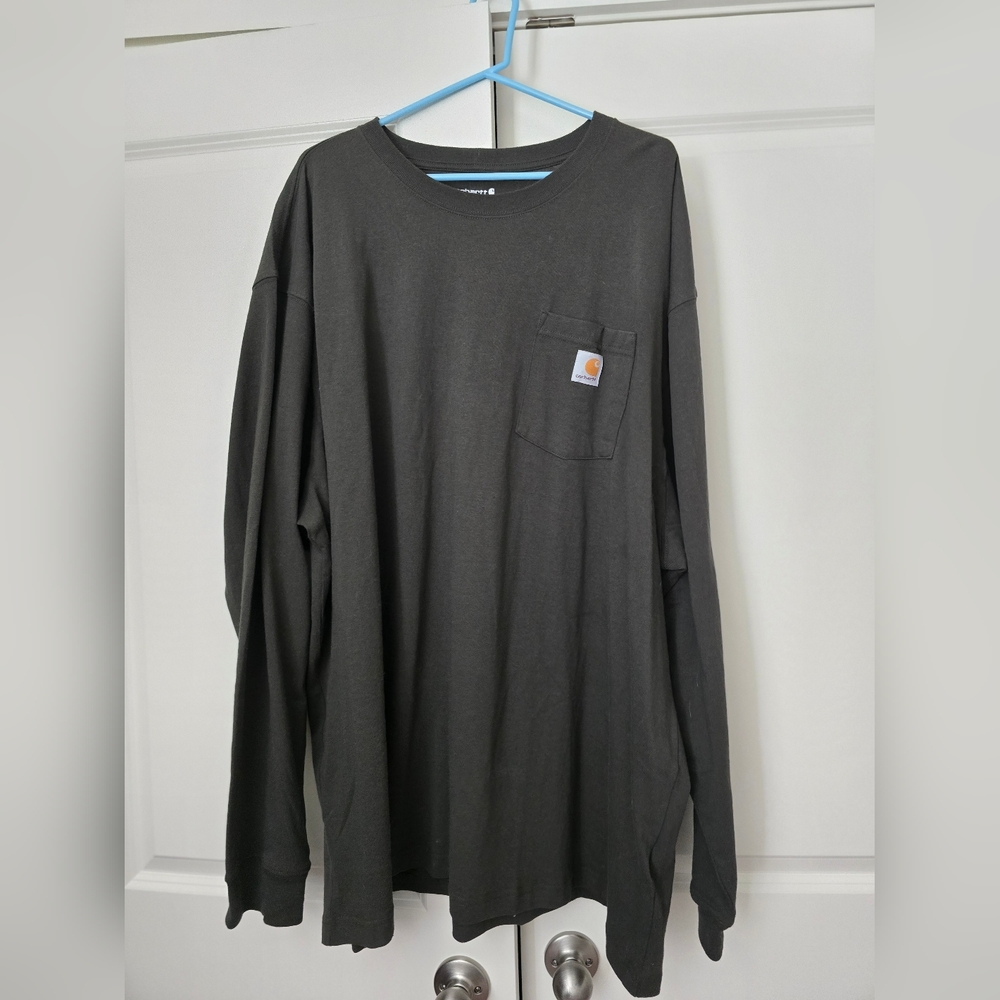 Carhartt Dark Gray Shirt with Logo Patch